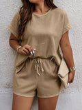 Conjunto Casual Plus Size - Nicolle lojasoeconomia Caqui G 