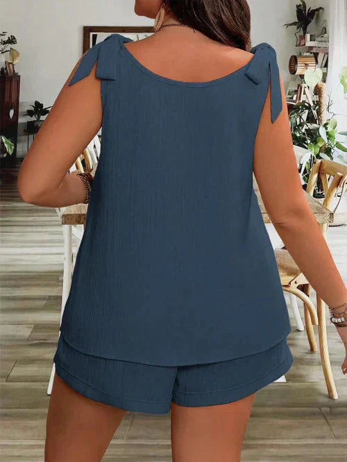 Conjunto Com Alça Laço Plus Size - Allane lojasoeconomia 