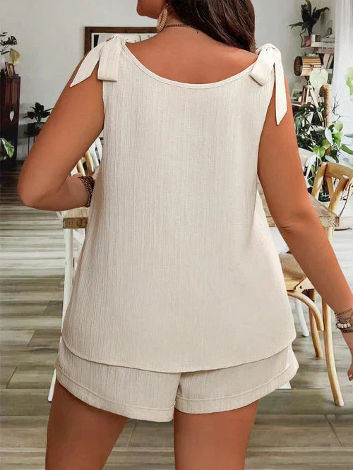 Conjunto Com Alça Laço Plus Size - Allane lojasoeconomia 
