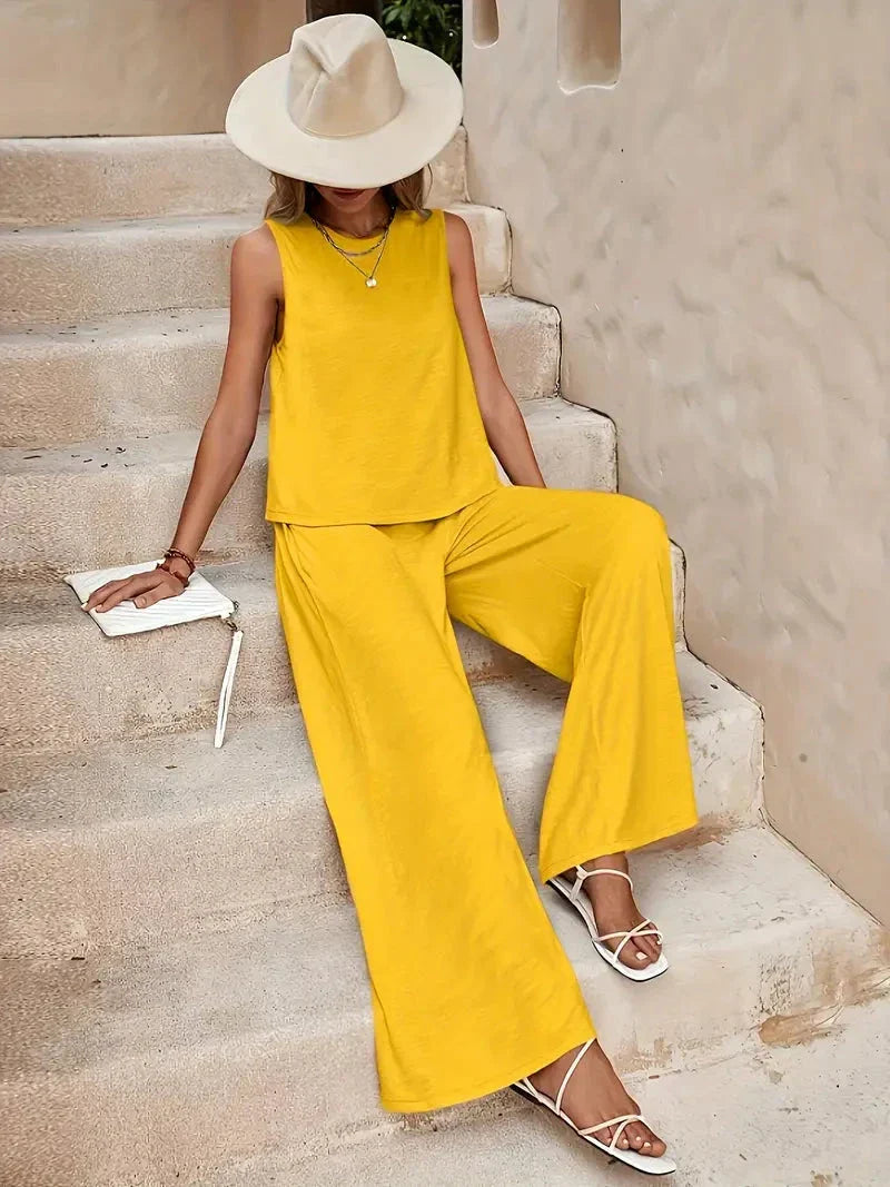 Conjunto Sem Manga Elegante - Victoria lojasoeconomia 