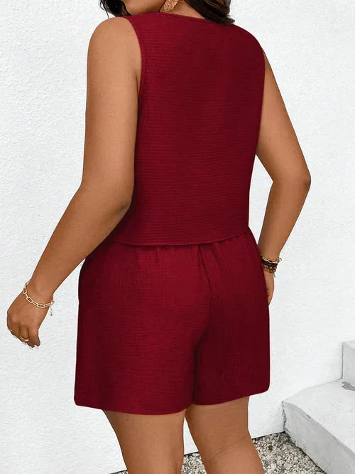 Conjunto Texturizado Plus Size - Eleanor lojasoeconomia 