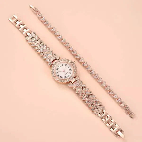 Relógio - Luxo LaBelle + BRINDE 1 PULSEIRA CRAVEJADA VEST F 10 cineoferta 