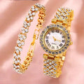 Relógio - Luxo LaBelle + BRINDE 1 PULSEIRA CRAVEJADA VEST F 10 cineoferta Dourado 