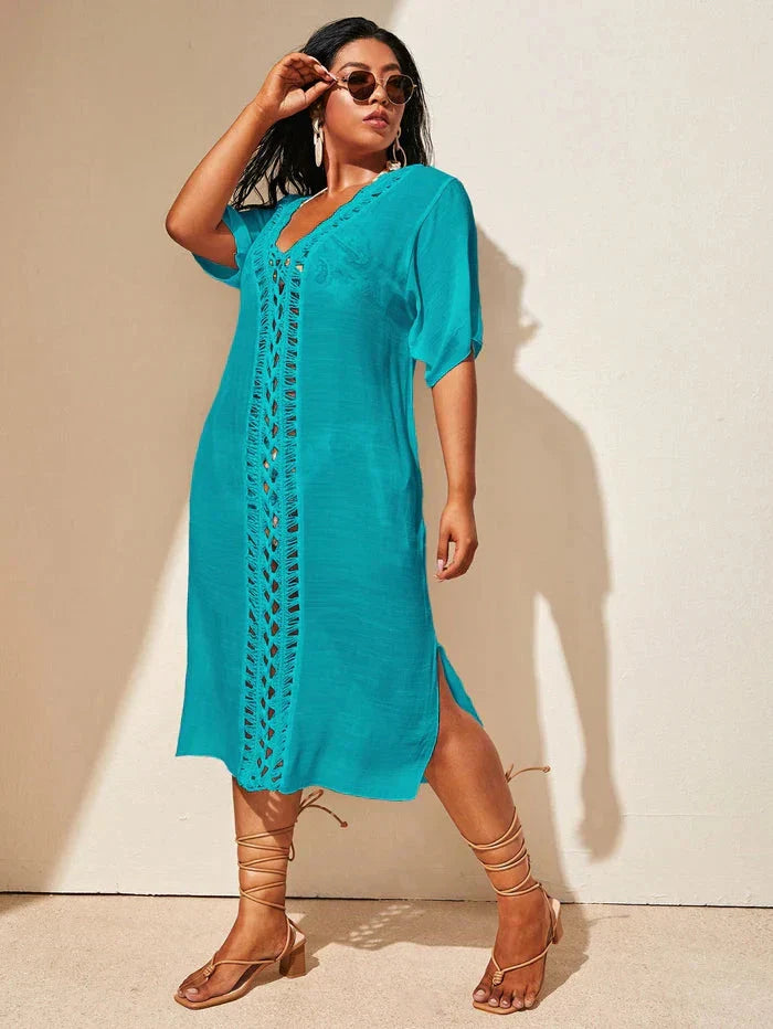 Saída De Praia Plus Size - Anastasia lojasoeconomia 