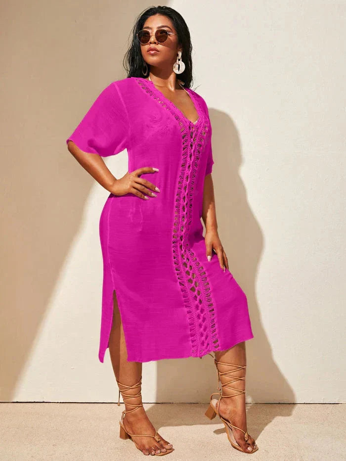 Saída De Praia Plus Size - Anastasia lojasoeconomia 