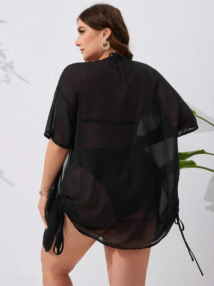 Saída de Praia Plus Size Camisa - Daisy lojasoeconomia 