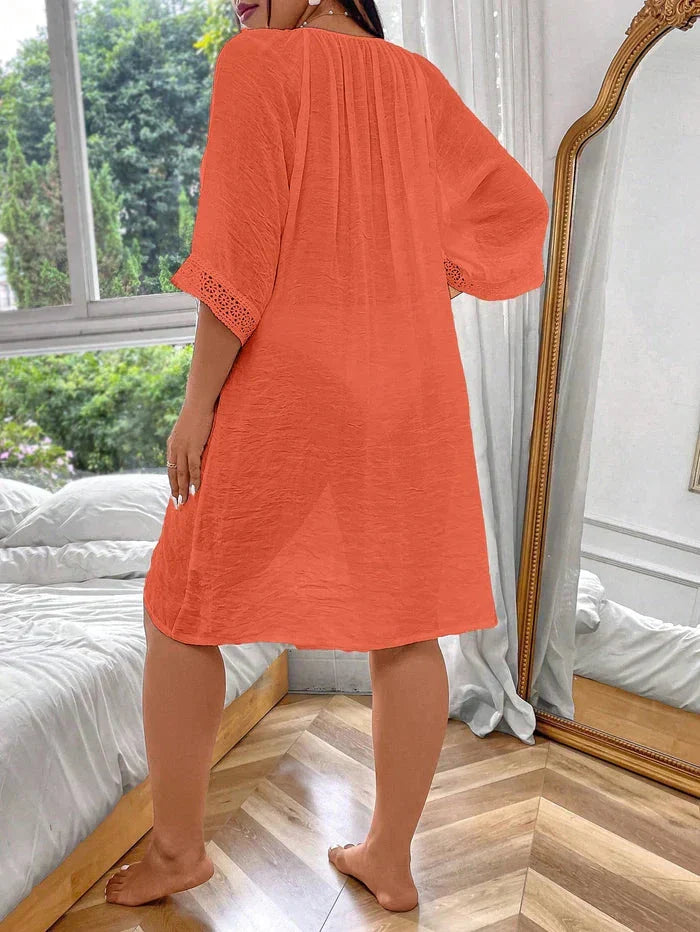 Saída de Praia Plus Size - Monize lojasoeconomia 