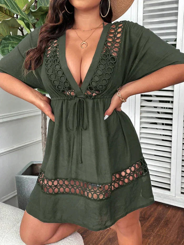 Saída de Praia Plus Size - Richelle lojasoeconomia 