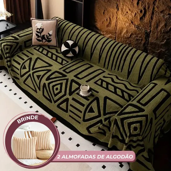 Eleganza - Manta Capa Protetora de Sofá Anti-Risco Animal + BRINDE